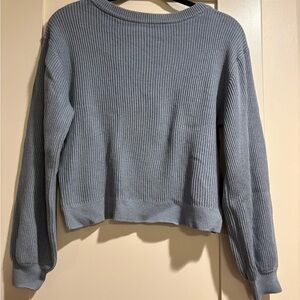 Lululemon Reversible Crossover Sweater - Chambray, Size 4